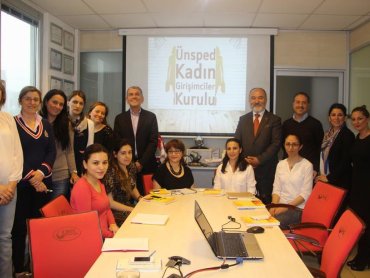 Kurucu Başkanımız Haluk ÜNDEĞER Bey ile Ünsped Kadın Girişimciler Kurulu Buluştu...