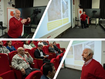 Prof. Dr. Eşref Adalı ile “Yazının Gelişimi ve Türkler” Konulu Söyleşi Gerçekleştirildi.