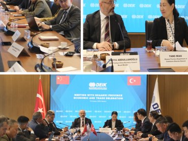 Ünsped, DEİK Genel Merkezinde Gerçekleşen Shaanxi-Türkiye Ekonomik ve Ticari İş Birliği Buluşmasında Yerini Aldı.