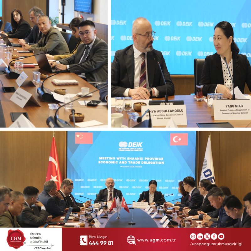 We Participated in the Shaanxi-Türkiye Economic and Commercial Cooperation Meeting Held at the DEİK Headquarters.