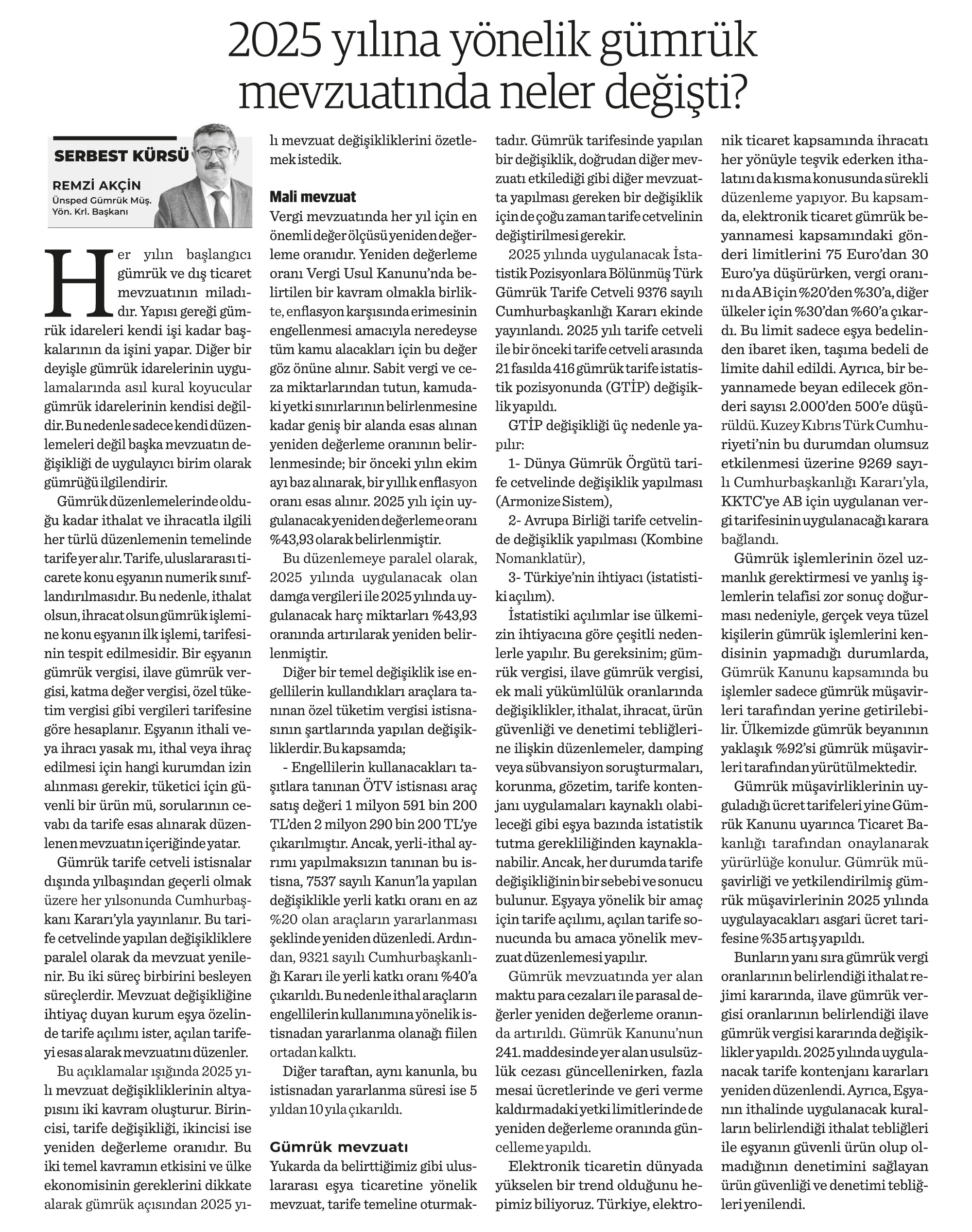 What Has Changed In The Customs Legislation For 2025?